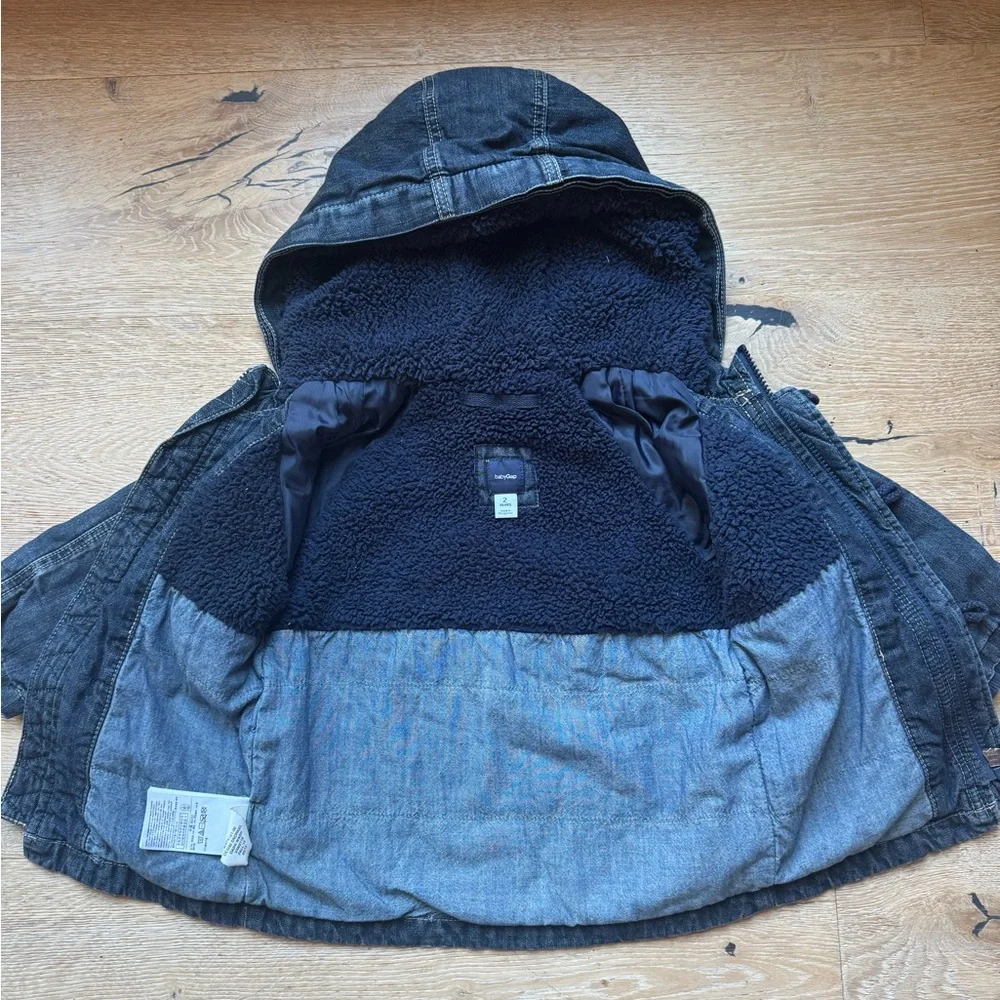 Gap Denim Kids Hooded Warm Parka Coat Sz 2T ❤️CUTEST Price Firm!